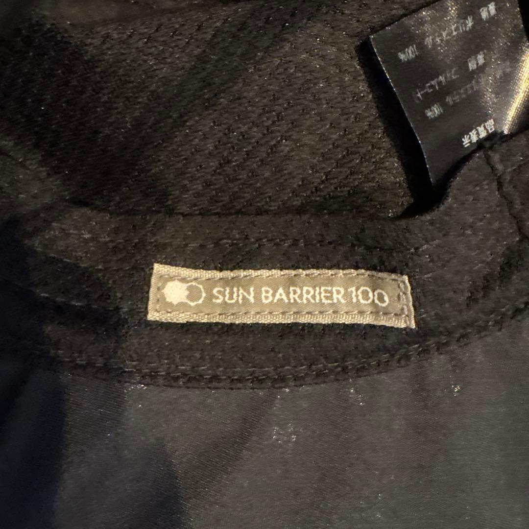 サンバリア100 ウィンドウハット　アイボリー　完全遮光帽子100%