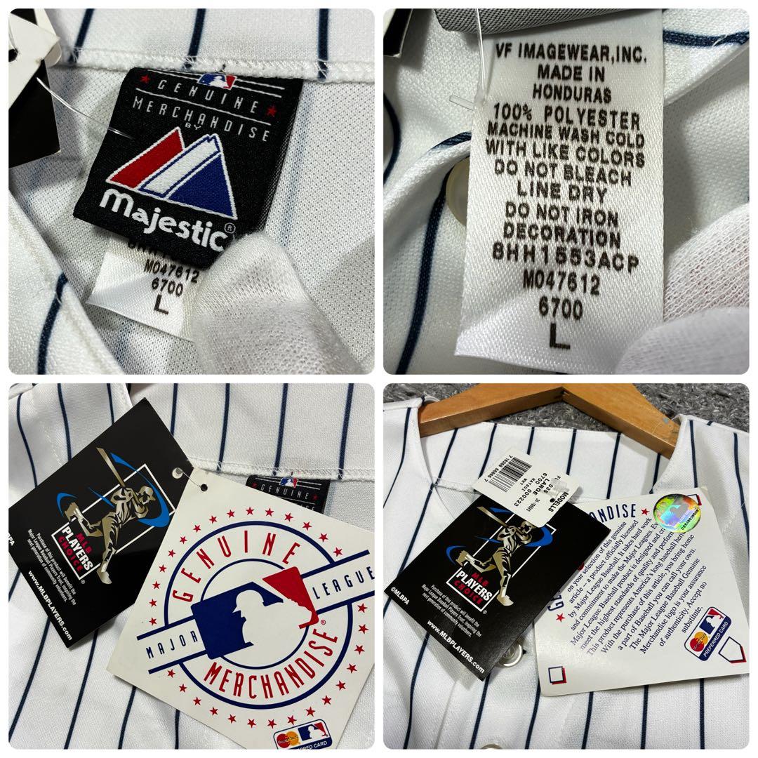 【未使用】マジェスティック 松井秀喜 #55 ヤンキース ユニフォーム L