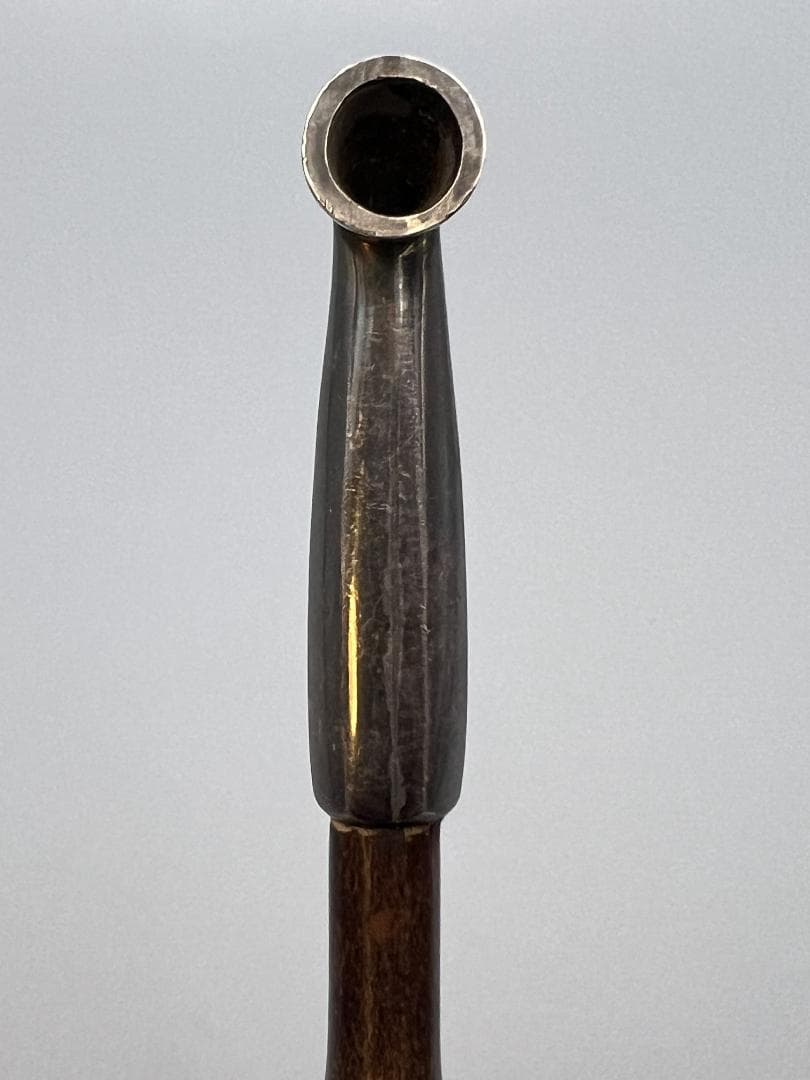 【海】純銀煙管　キセル　純刻印　銀細工　アンティーク　重量約44g