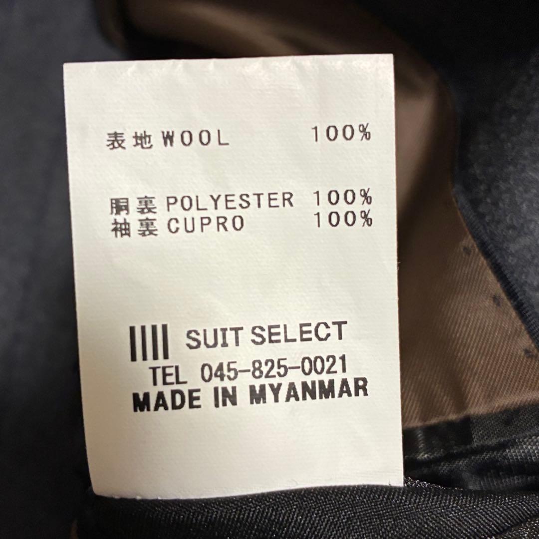 SUIT SELECT marzotto super100's グレー ダブル