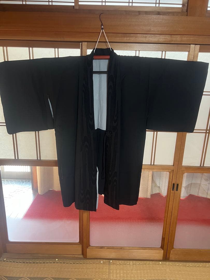 美品 道中着 冬用 和装コート 正絹
