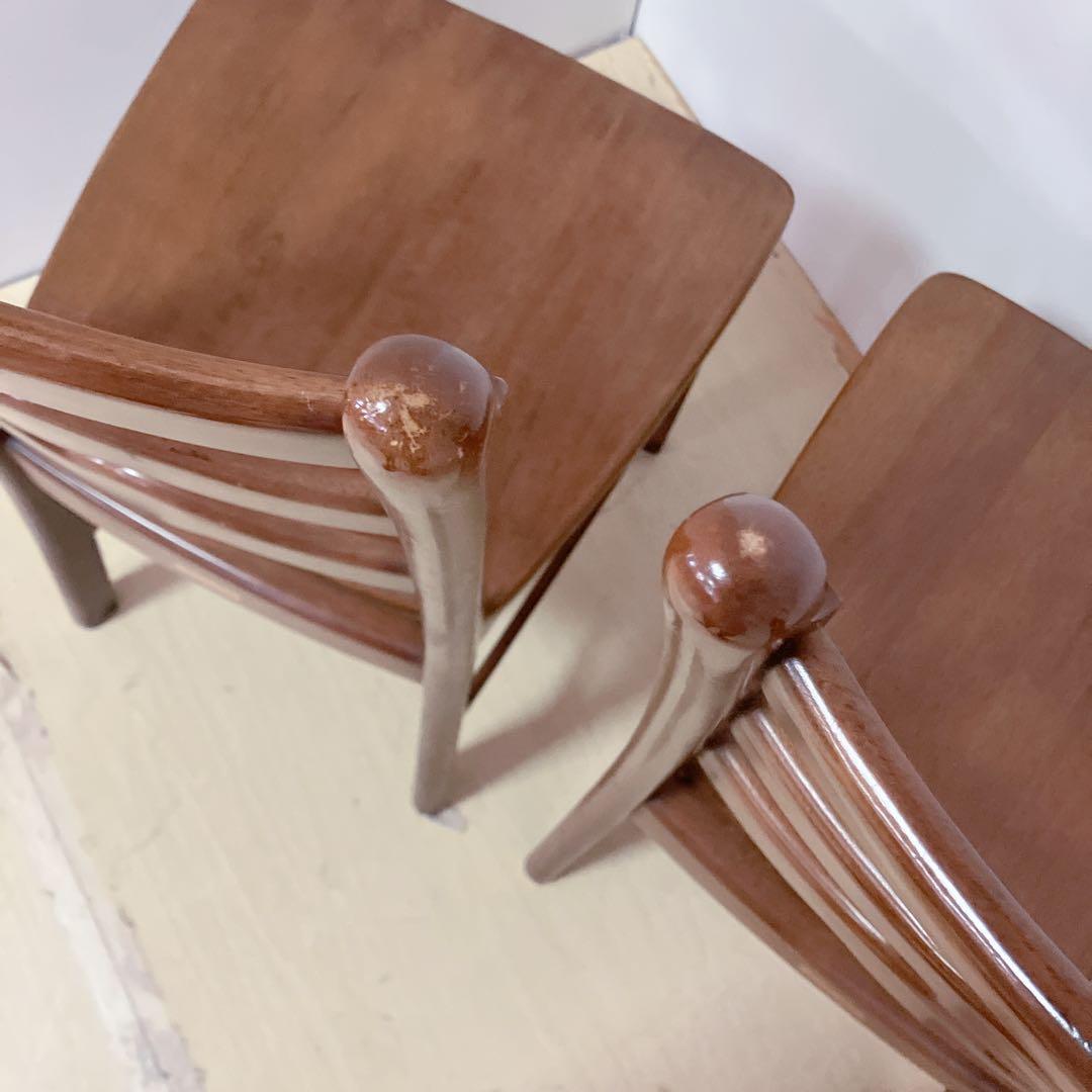 マルニ MARUNI Flandre House 木製ダイニングチェア2脚　①