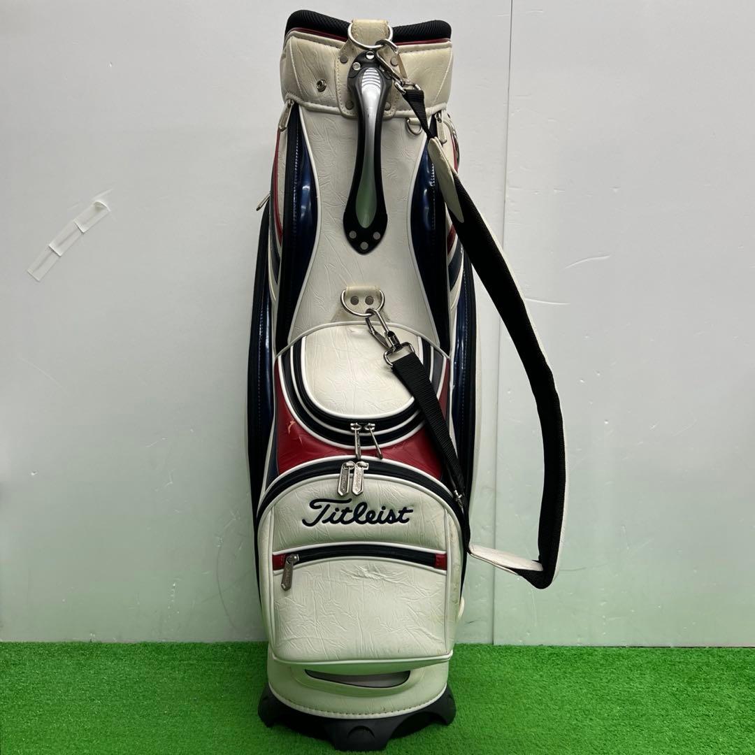 タイトリスト　titleist キャディーバック　8インチ　ホワイト　メンズ