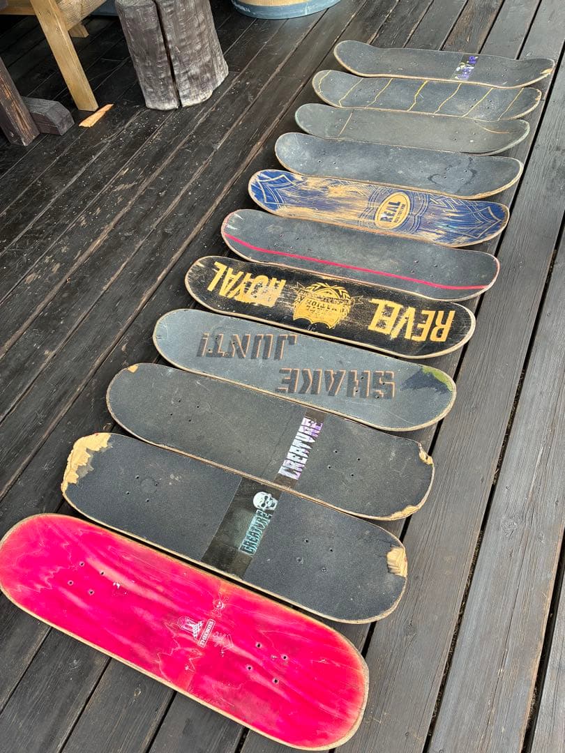 スケートボード　デッキ　10枚　使用済