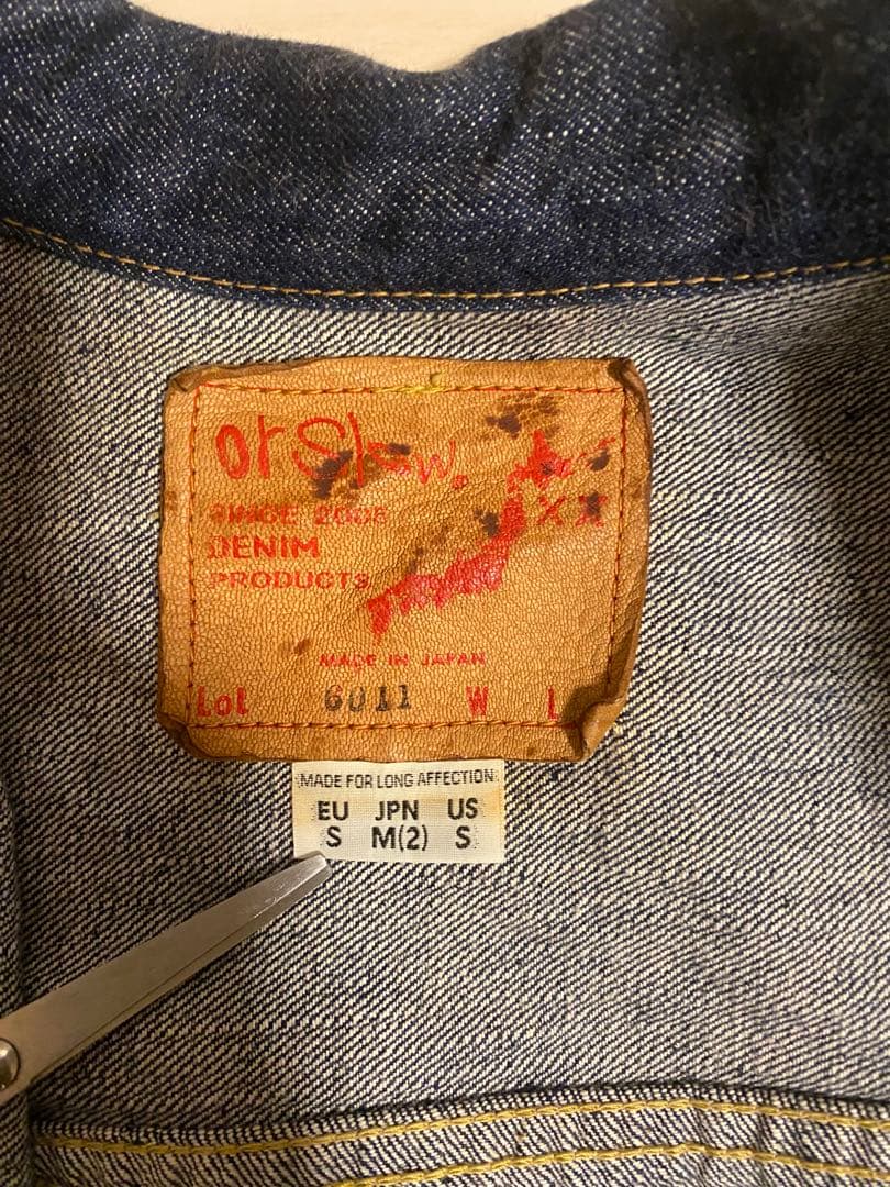 オアスロウ orslow デニムジャケット　1st M
