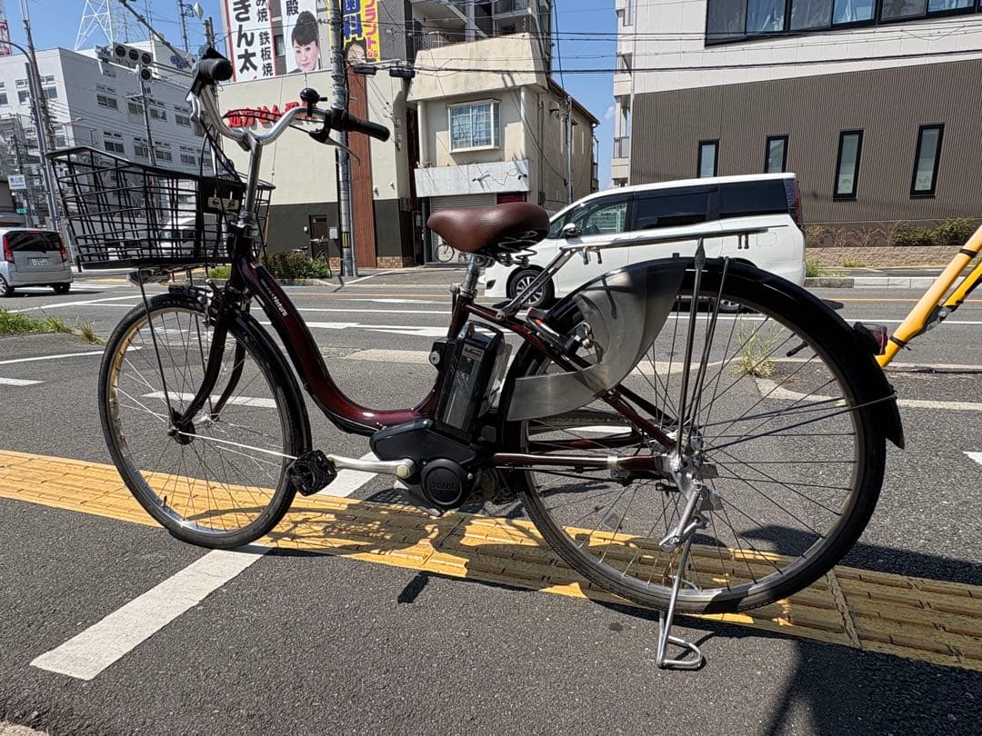 中古YAMAHA電動アシスト自転車　15.4Ah 大阪　030番