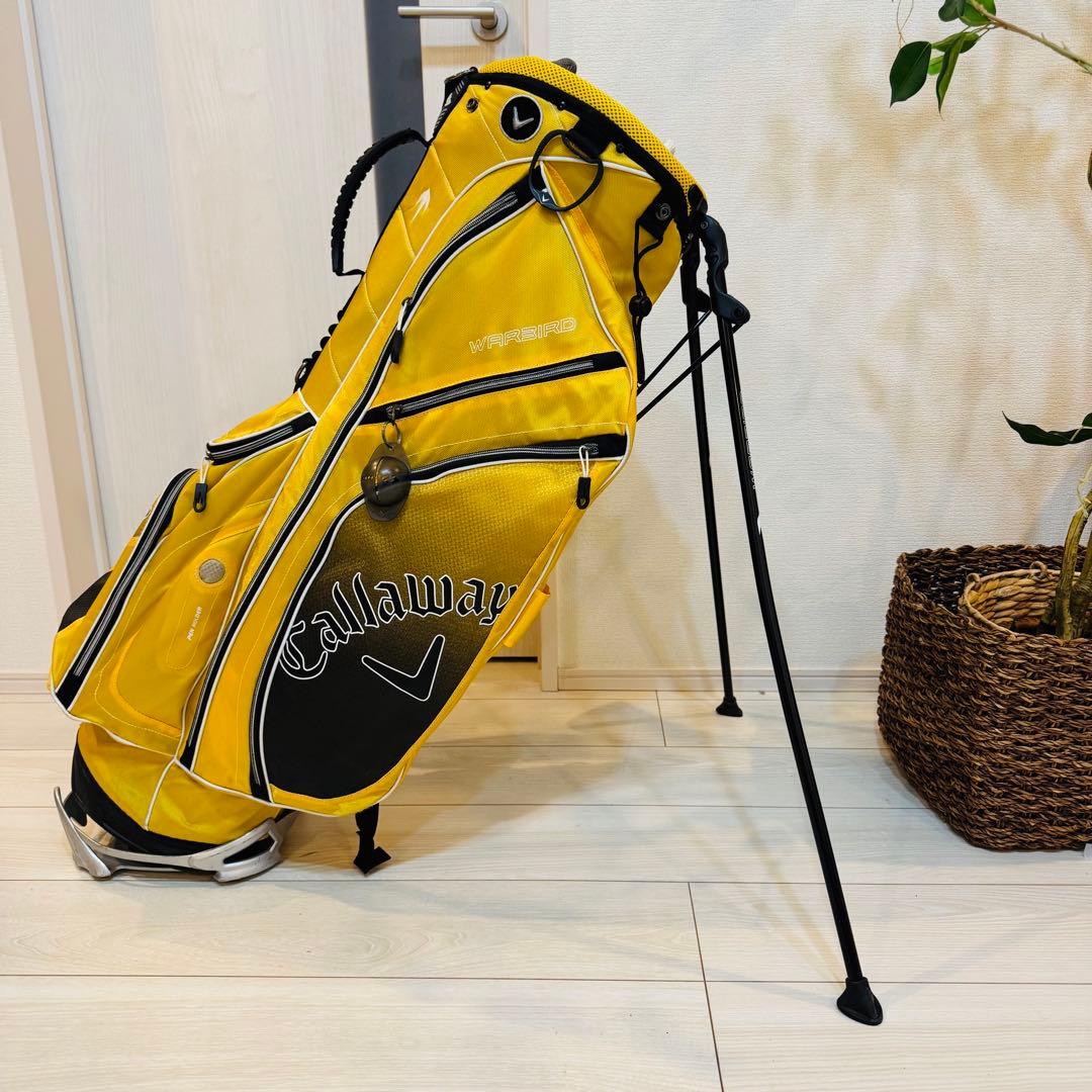 Callaway スタンド型キャディバック 軽量 コンパクト イエロー