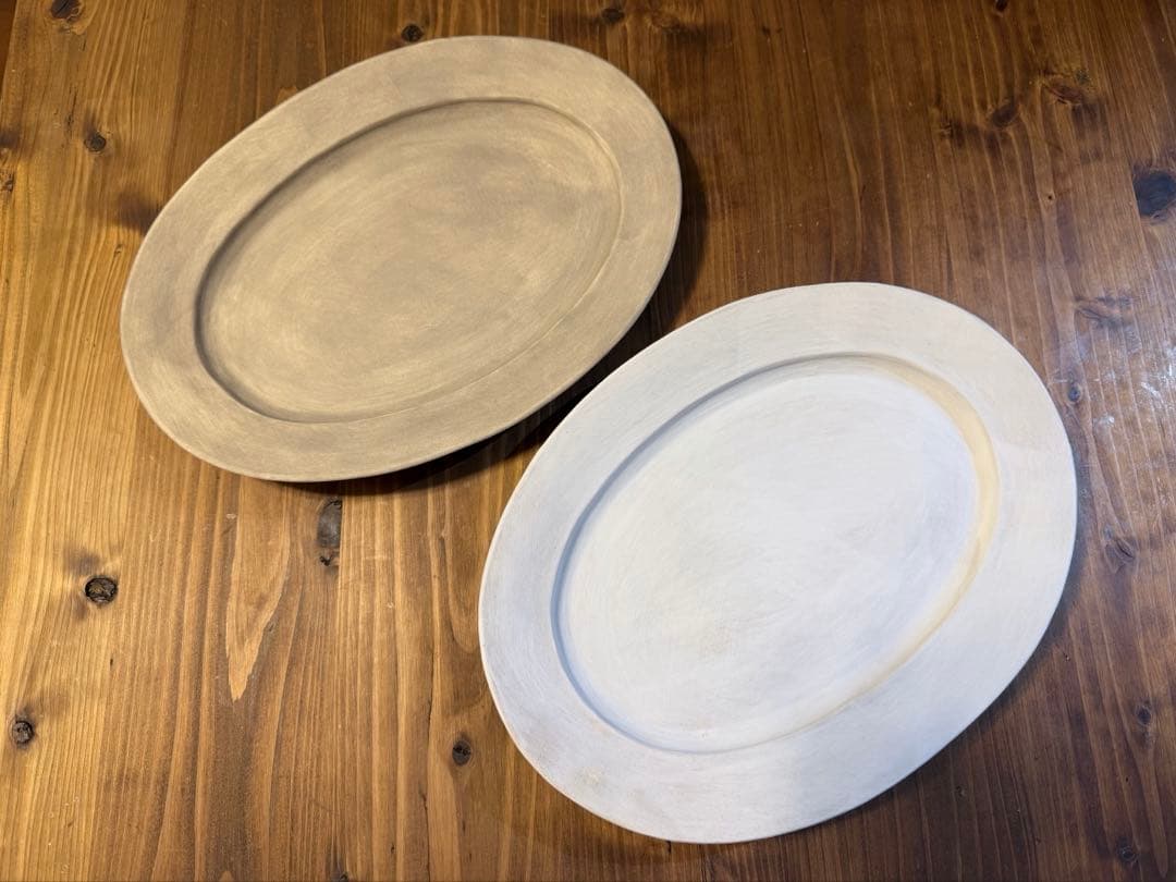 児玉修治　オーバル Lサイズ カンヴァス&リネン　2枚セット