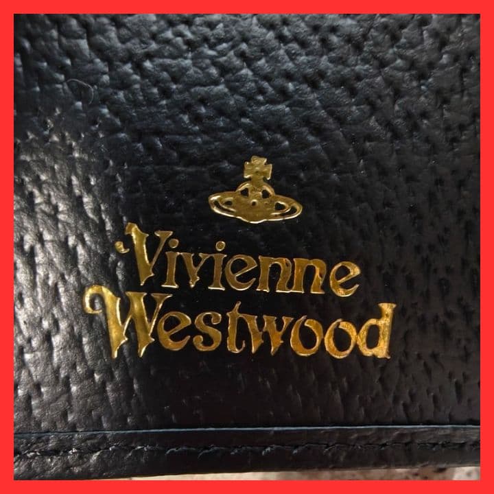 【新品未使用】ヴィヴィアンウエストウッド三つ折り財布　913VW138　ブラック