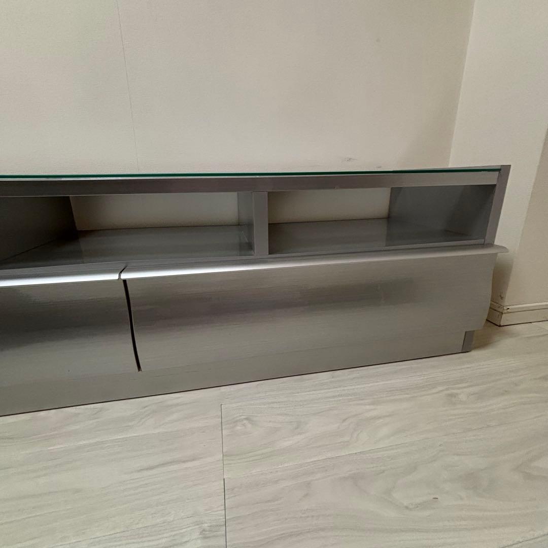 シルバー テレビボード・ローボード