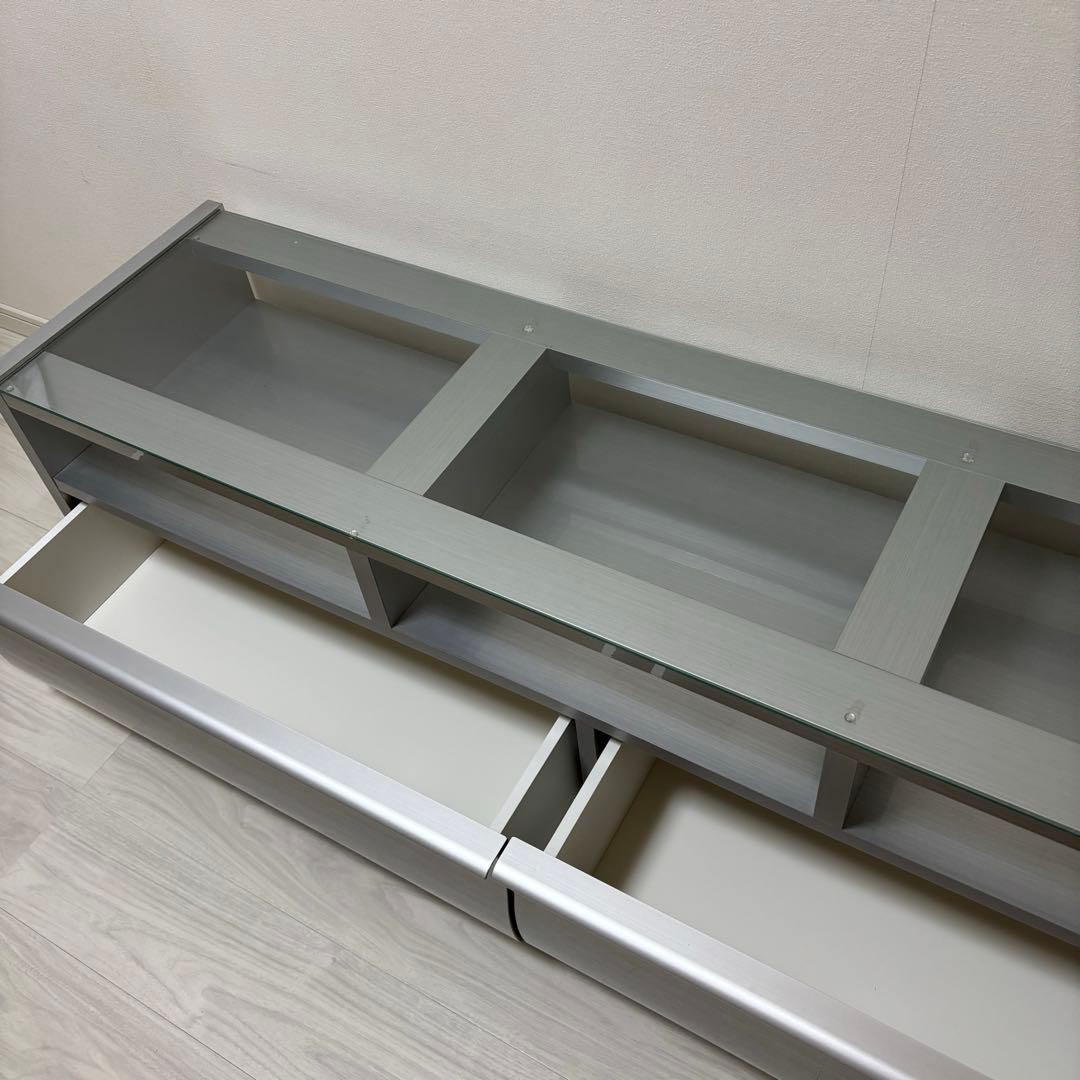 シルバー テレビボード・ローボード