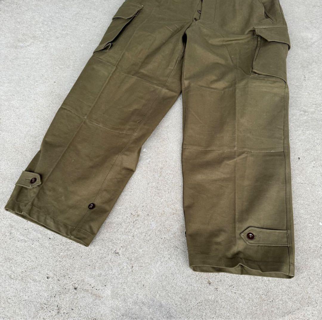 ビンテージ　デッドストック　ミリタリー　フランス軍　M47　カーゴパンツ