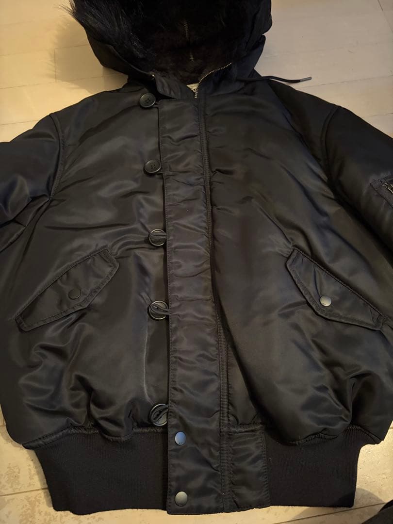 【一点物】【格安セール】MA-1 ファージャケットy2k ファー N-2B