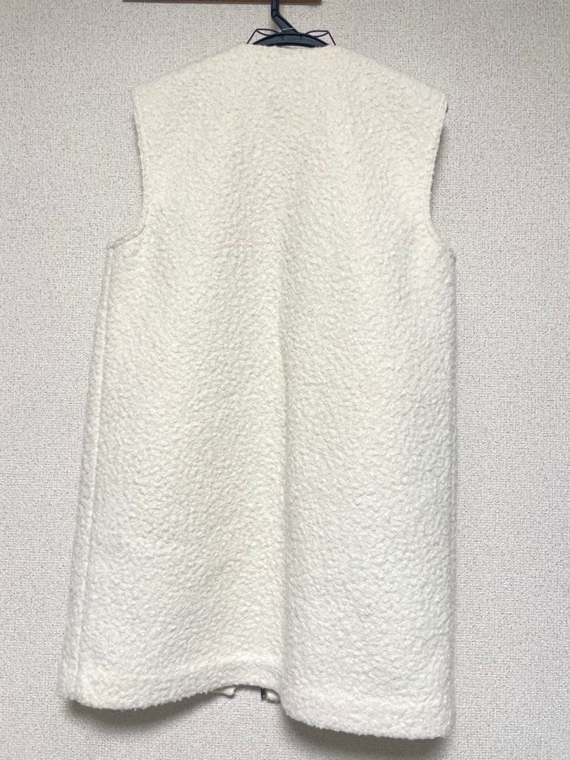 値下げTheory Dawson Faux ジップアップベスト クリーニング済