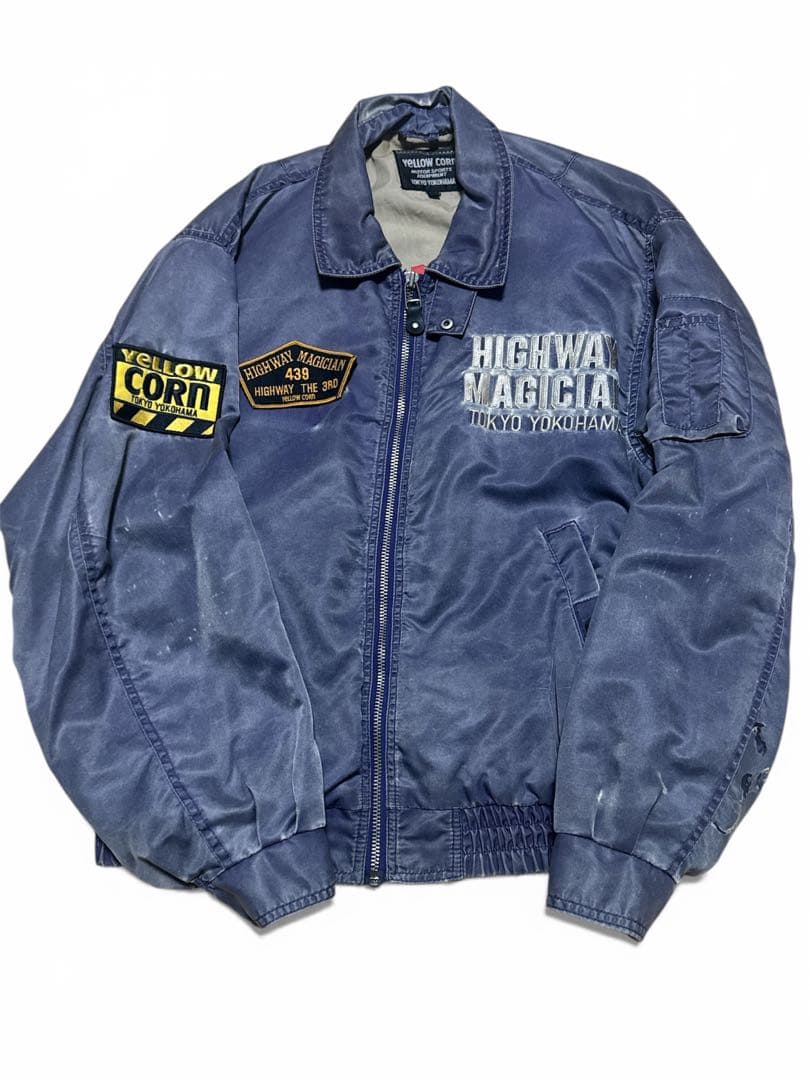 YeLLOW CORN ナイロンジャケット 刺繍 ワッペン レア　archive
