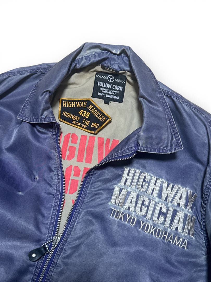 YeLLOW CORN ナイロンジャケット 刺繍 ワッペン レア　archive