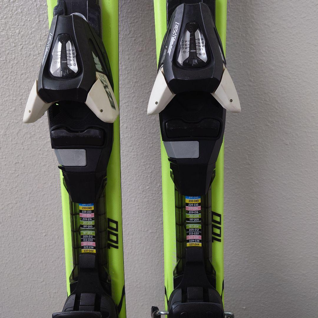 SALOMONスキーセット 100cm ネオンイエロー　ブーツ20㎝