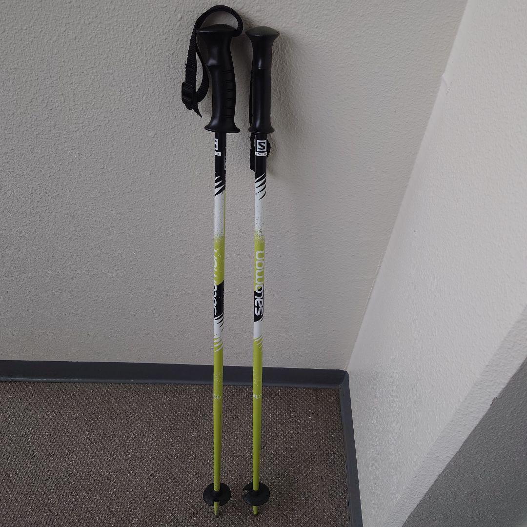 SALOMONスキーセット 100cm ネオンイエロー　ブーツ20㎝