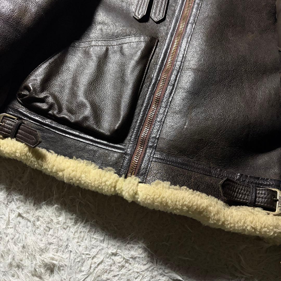 B*E様 【雰囲気抜群】AVIREX フライトジャケット　B-3 大戦モデル　羊