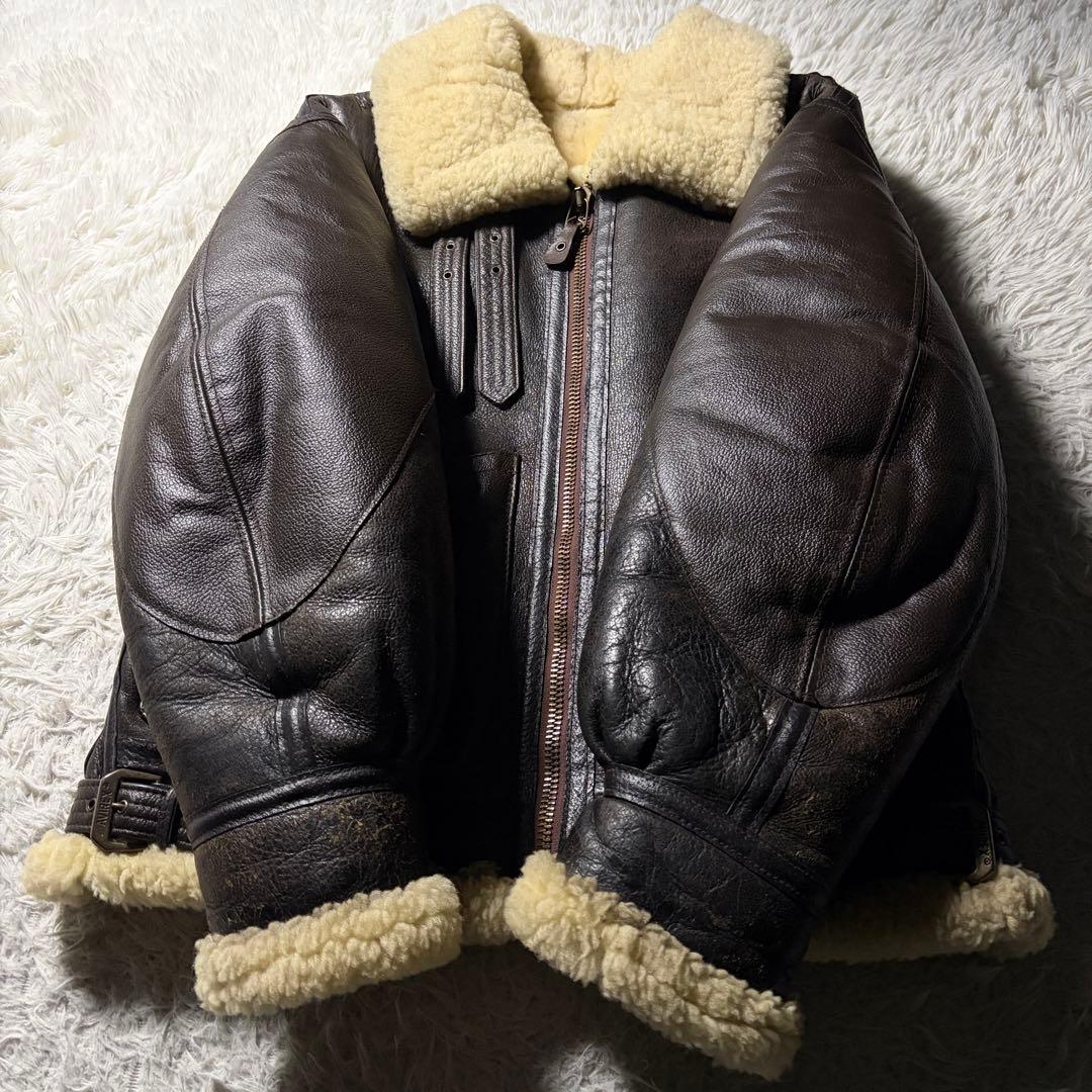 B*E様 【雰囲気抜群】AVIREX フライトジャケット　B-3 大戦モデル　羊