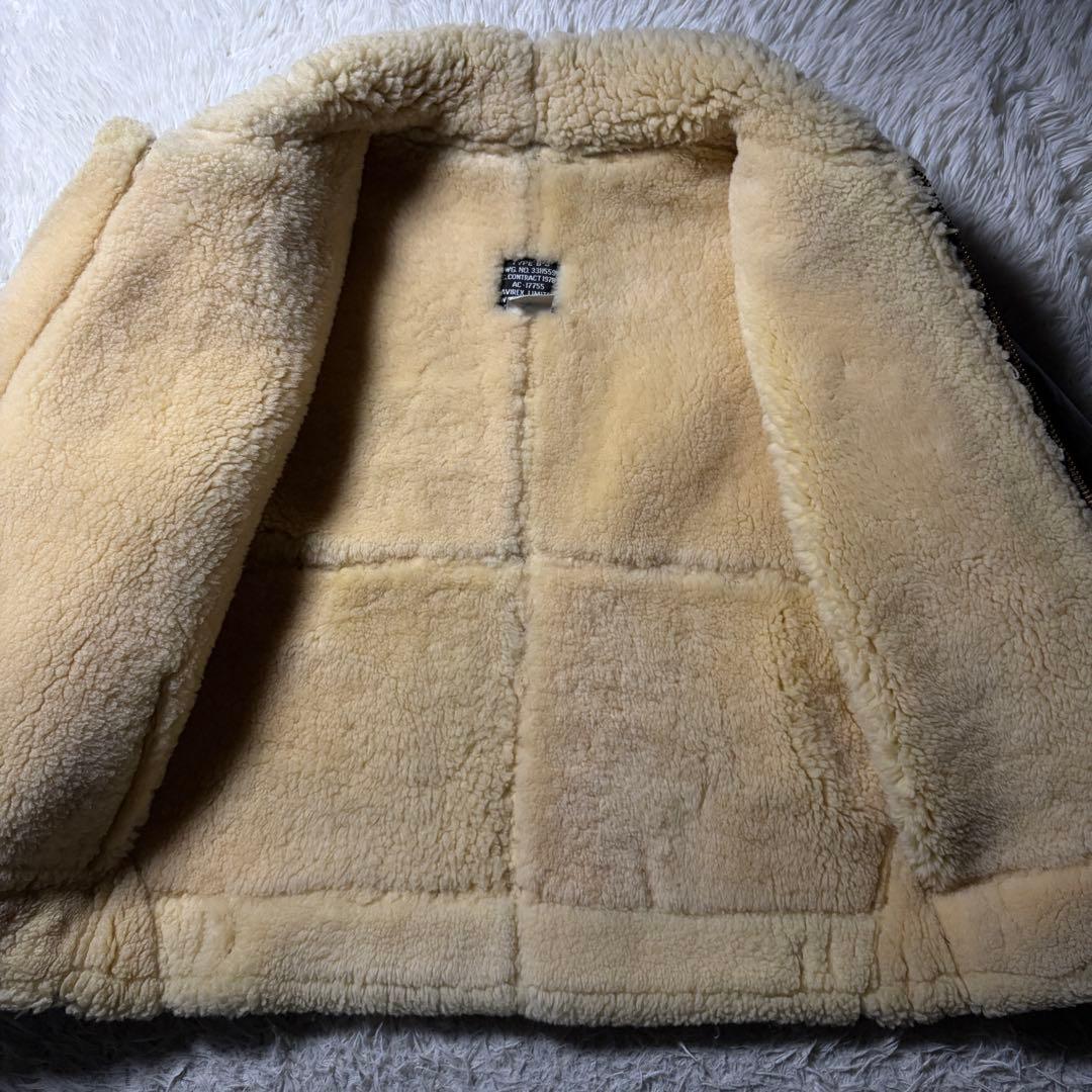 B*E様 【雰囲気抜群】AVIREX フライトジャケット　B-3 大戦モデル　羊