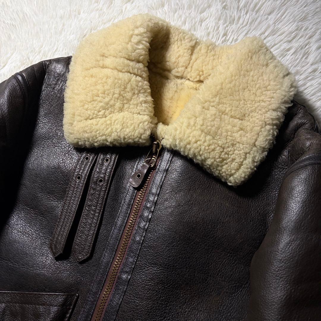 B*E様 【雰囲気抜群】AVIREX フライトジャケット　B-3 大戦モデル　羊