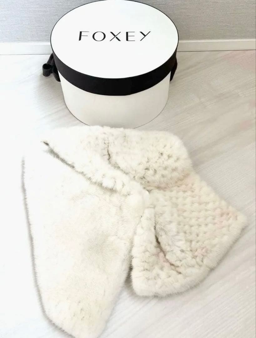 ＤＡＩＳＹ ＬＩＮ for ＦＯＸＥY Mink　Collar　アイボリー
