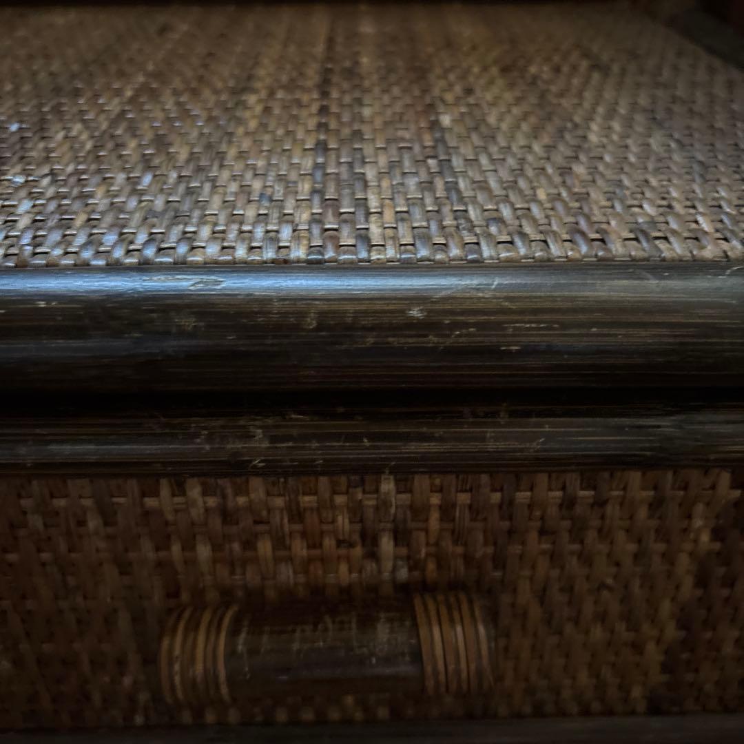 ヴィンテージ　ラタン　チェスト