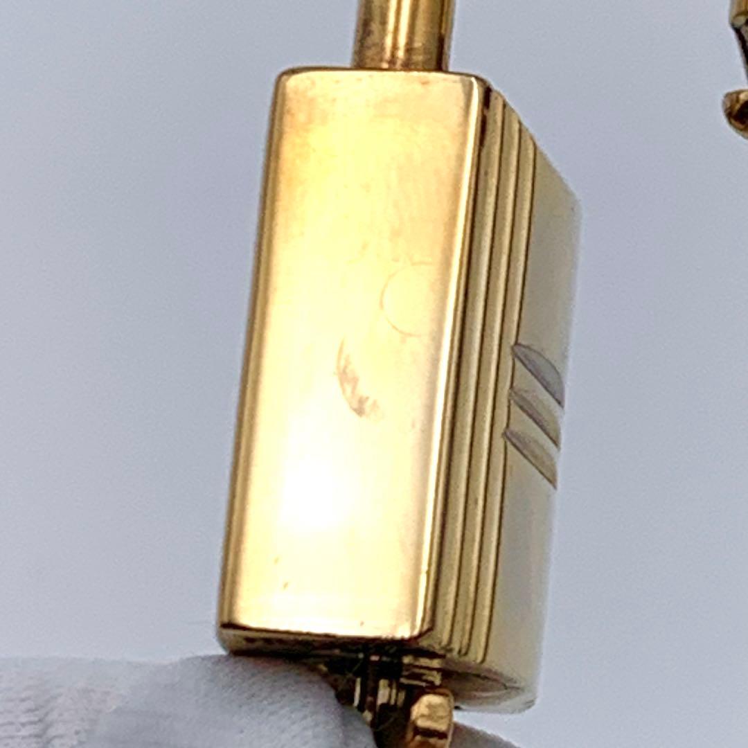 HERMES エルメス カデナ　24Kメッキ　No.120 120番　鍵付き