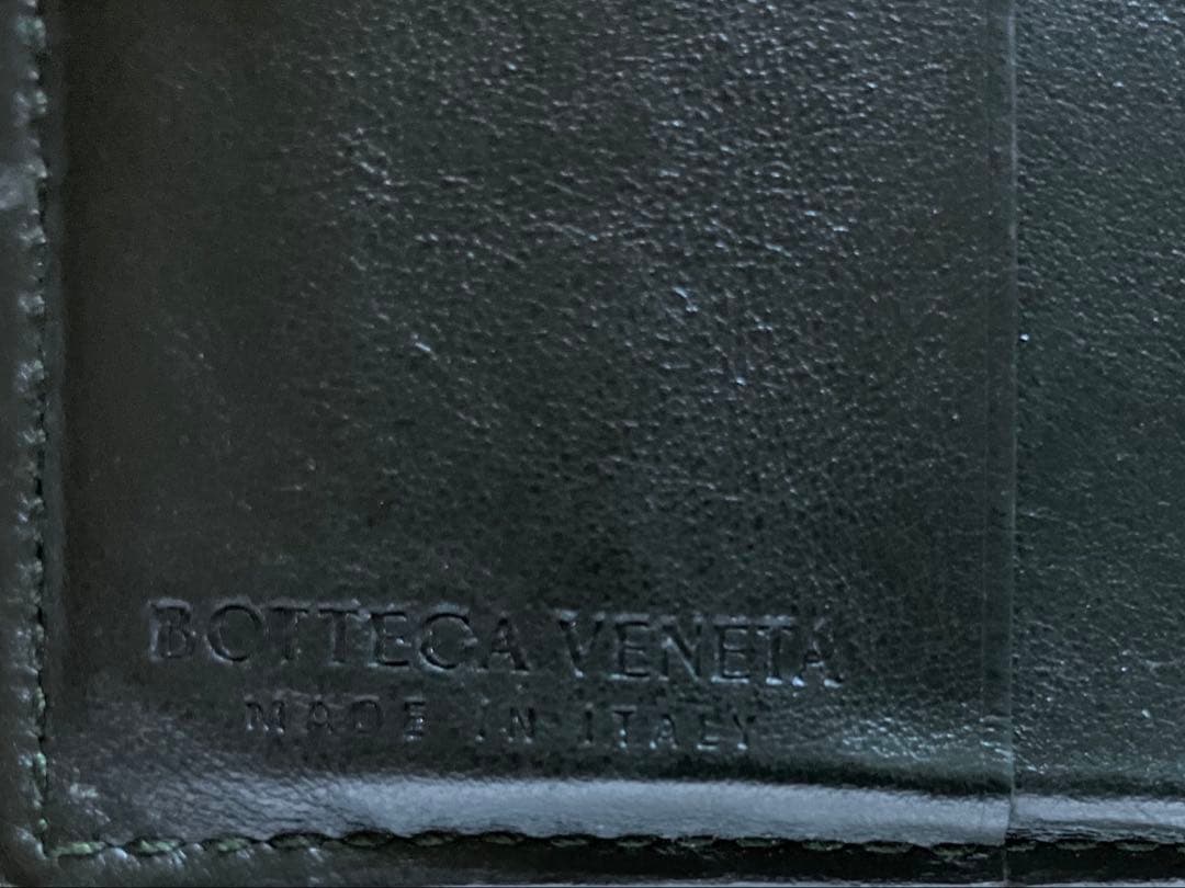 BOTTEGA VENETA 二つ折り財布 モスグリーン