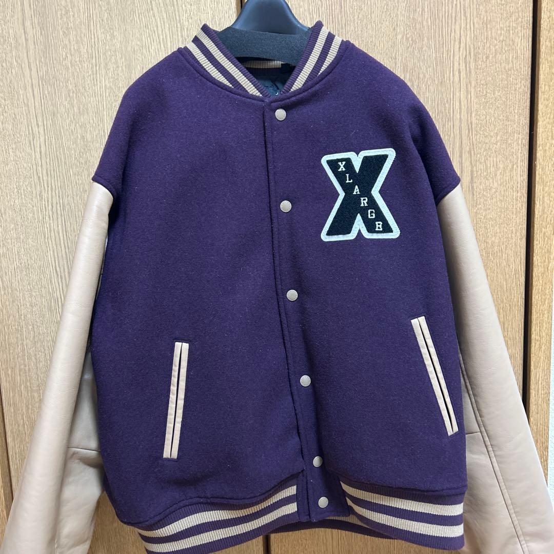 XLARGE スタジャン パープル Lサイズ