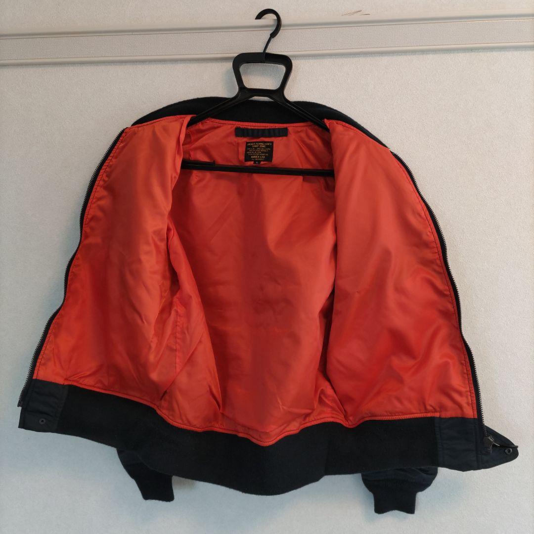 AVIREX USAロゴ リバーシブル MA1 フライトジャケット