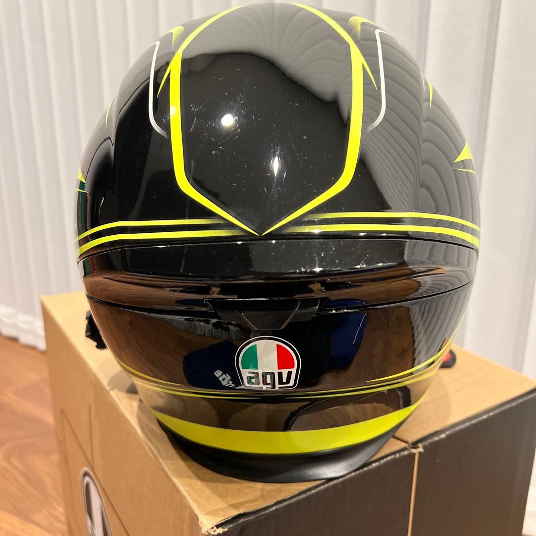 【きみきみ】AGV K-5 フルフェイスヘルメット ブラック/イエロー