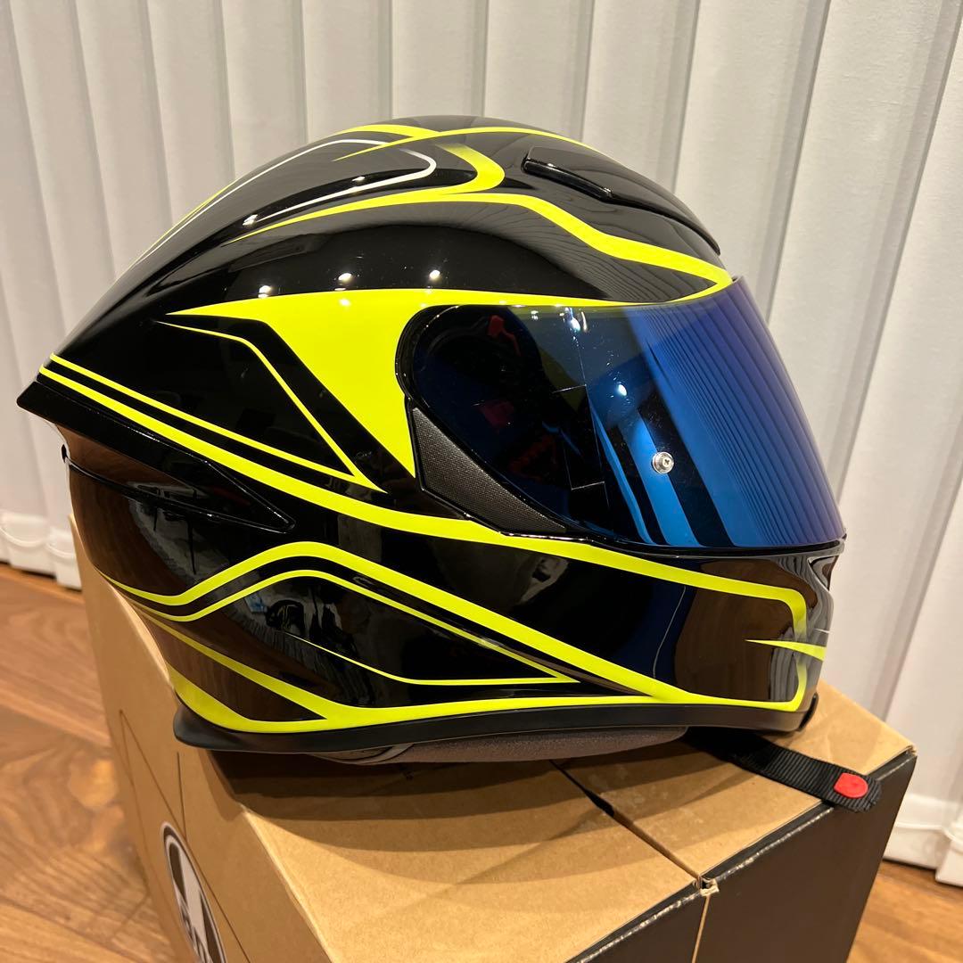 【きみきみ】AGV K-5 フルフェイスヘルメット ブラック/イエロー