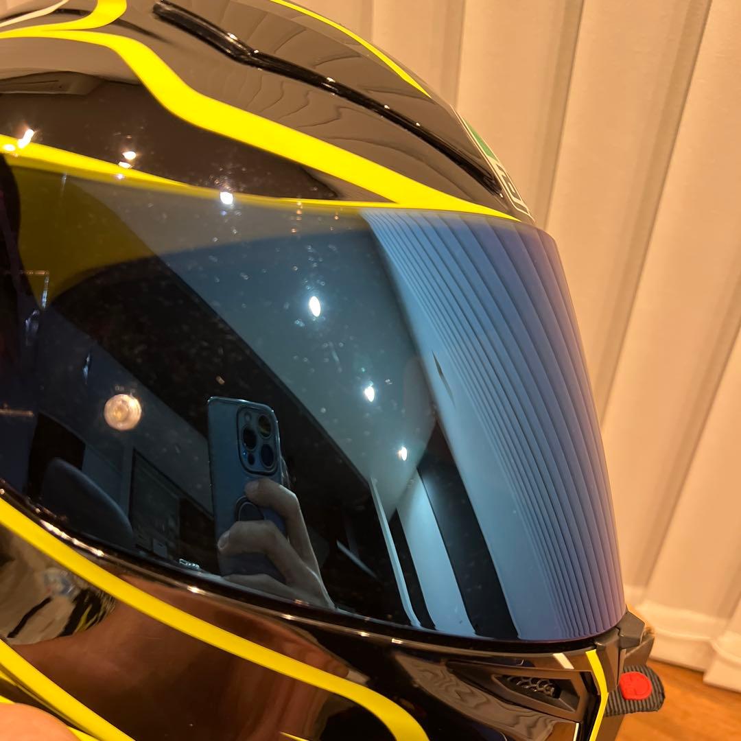 【きみきみ】AGV K-5 フルフェイスヘルメット ブラック/イエロー