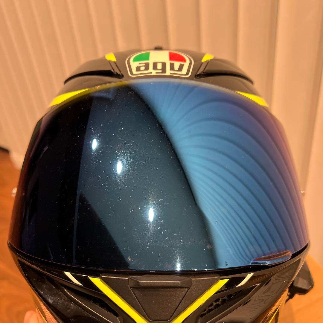 【きみきみ】AGV K-5 フルフェイスヘルメット ブラック/イエロー