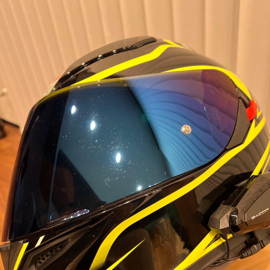 【きみきみ】AGV K-5 フルフェイスヘルメット ブラック/イエロー