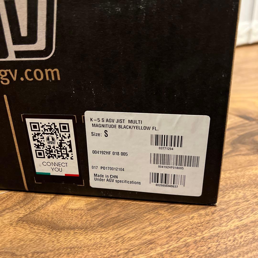 【きみきみ】AGV K-5 フルフェイスヘルメット ブラック/イエロー