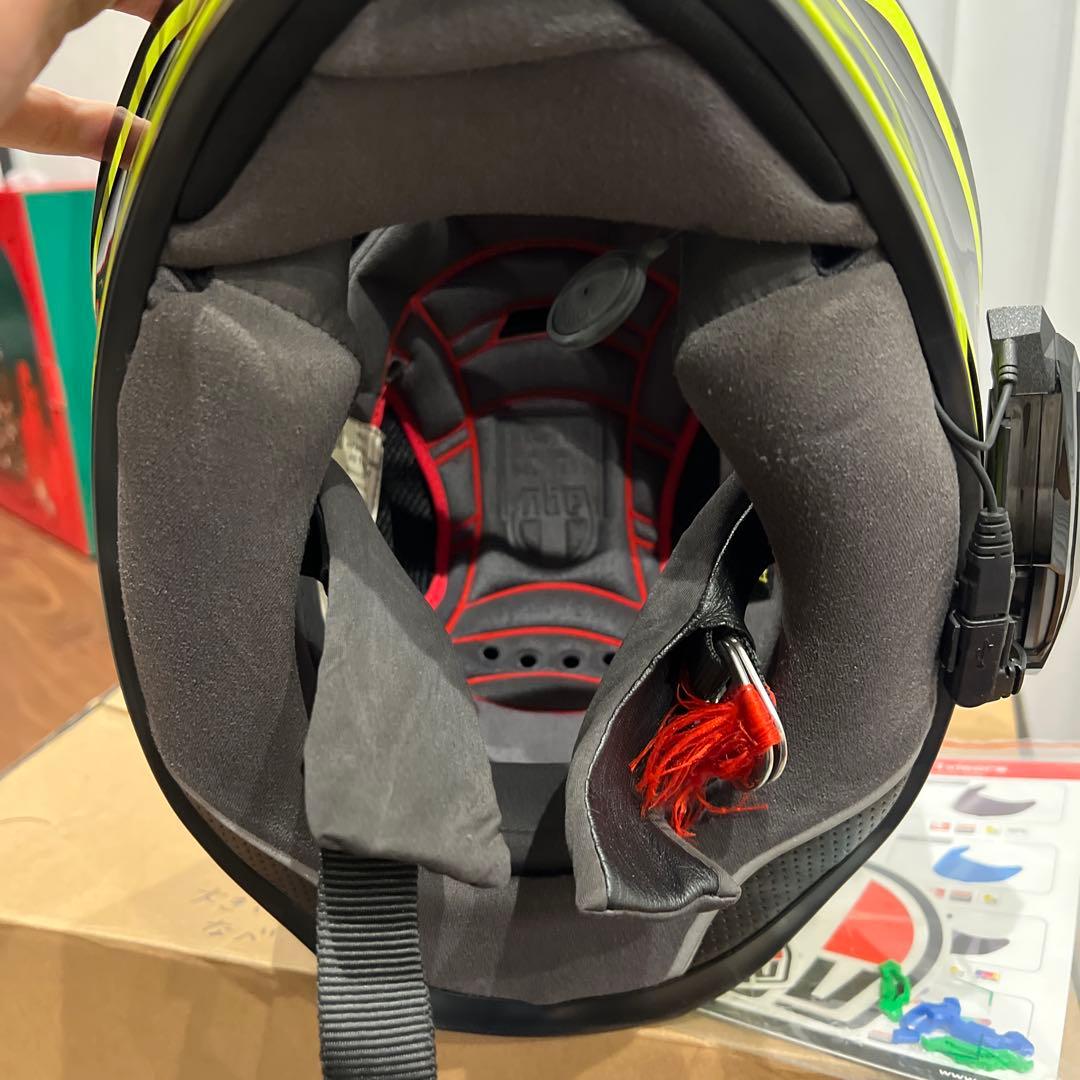 【きみきみ】AGV K-5 フルフェイスヘルメット ブラック/イエロー