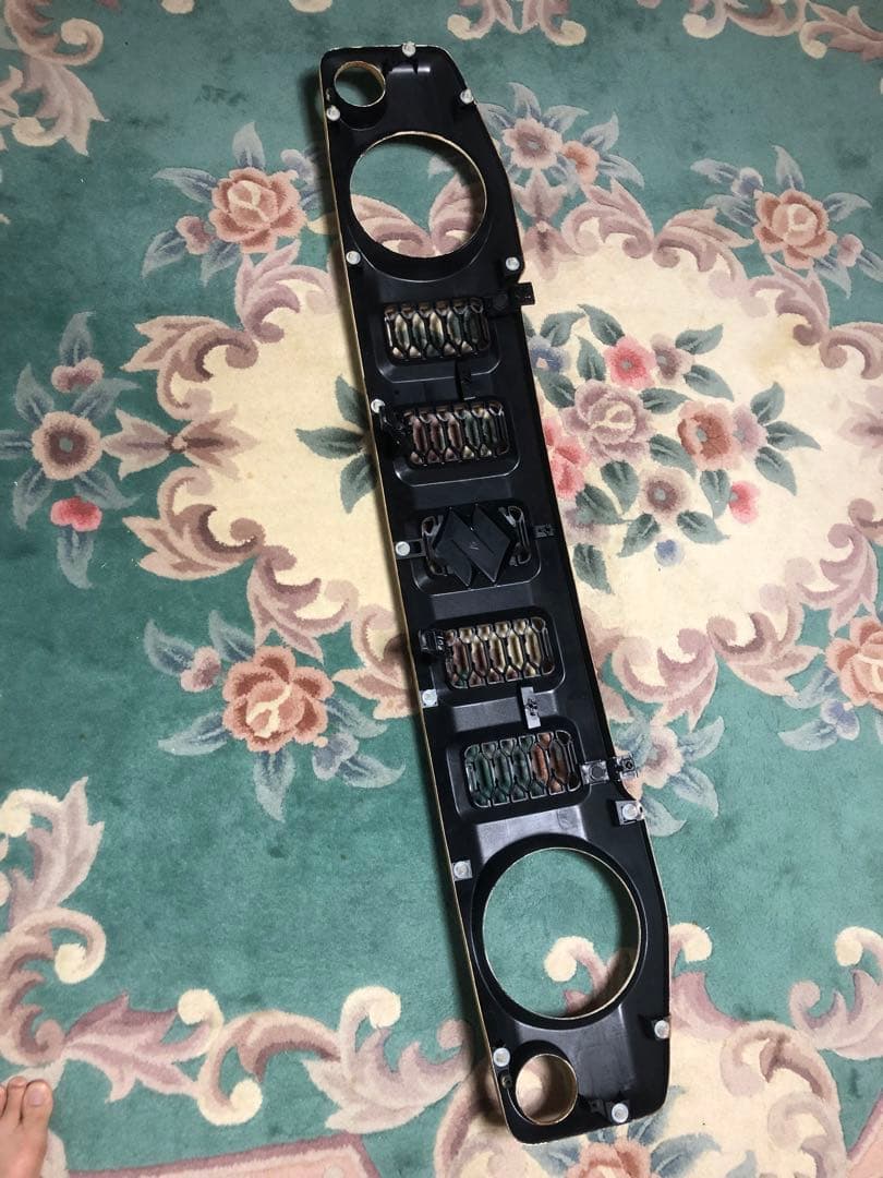 ジムニー　純正　フロント　グリル　木目塗装　ウッド　ナチュラル色