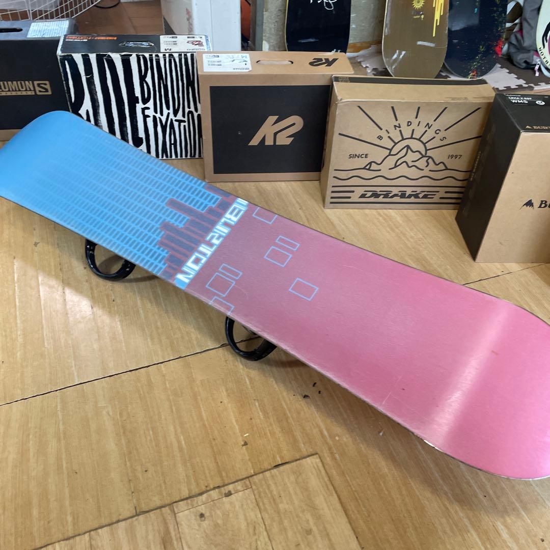 BURTON×FLUX　バートン　フラックスバインディング付スノーボードセット