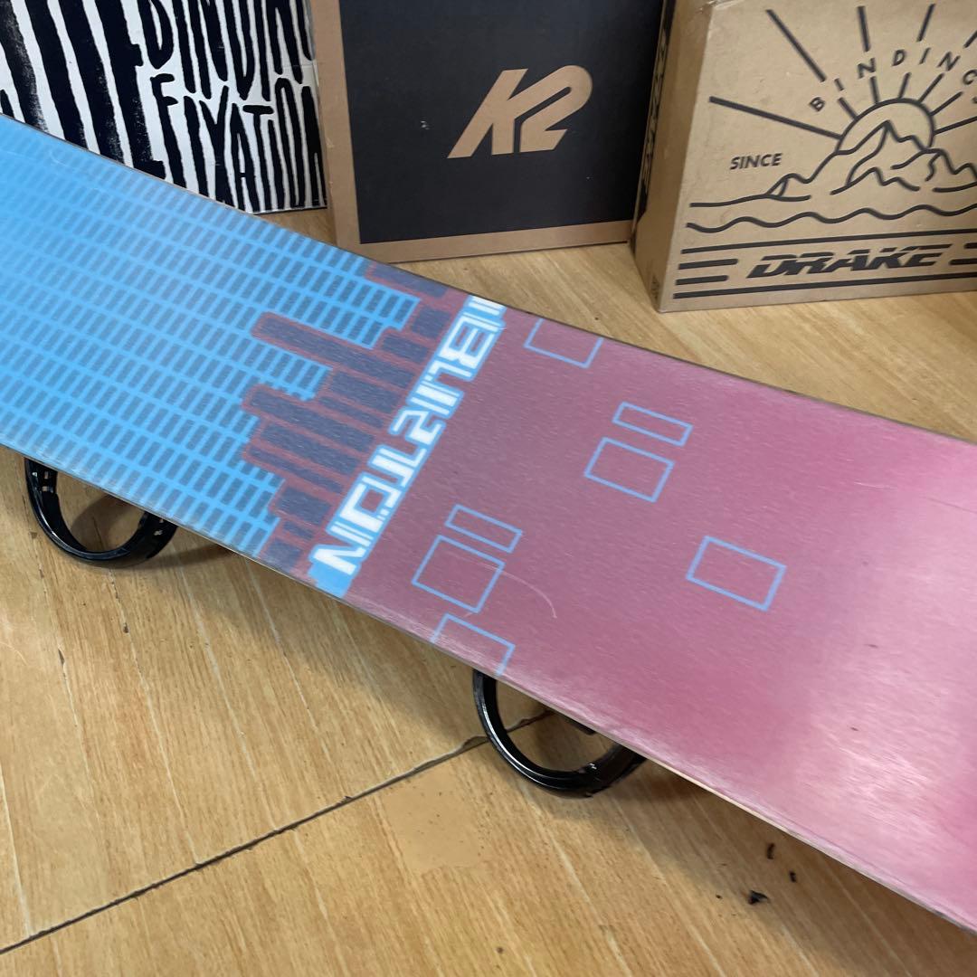 BURTON×FLUX　バートン　フラックスバインディング付スノーボードセット