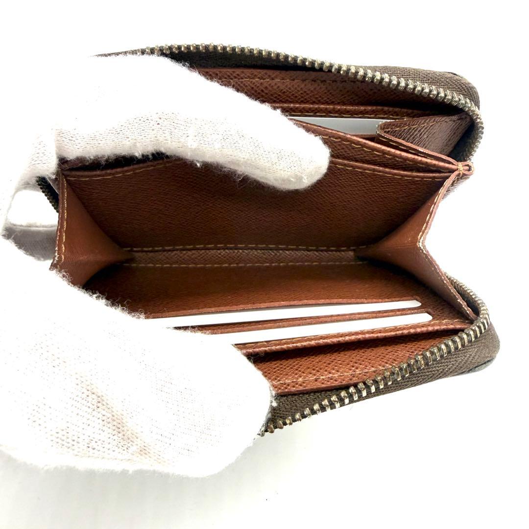 ☆☆ ルイヴィトン　パース　ラウンドファスナー　モノグラム　ブラウン