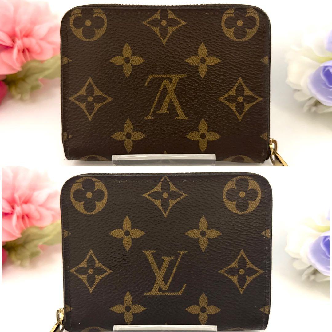 ☆☆ ルイヴィトン　パース　ラウンドファスナー　モノグラム　ブラウン
