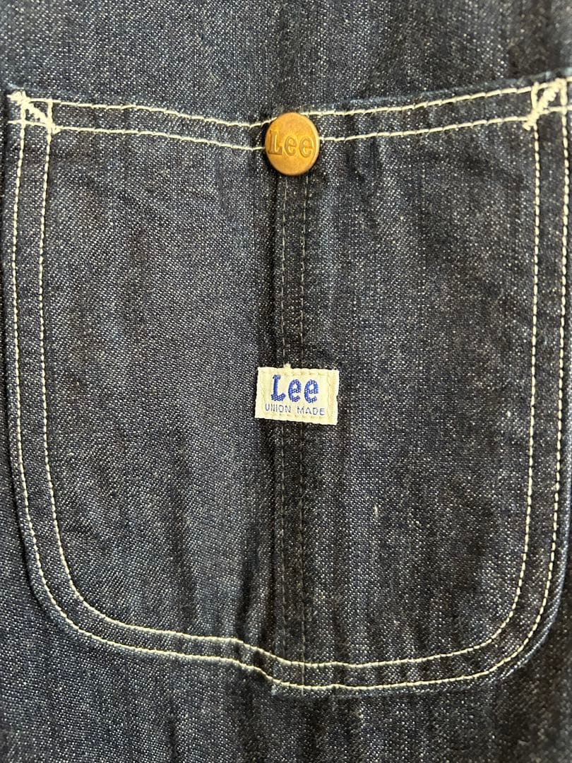 極美品　lee ダンガリーズ　カバーオール　ロコジャケット　Lサイズ