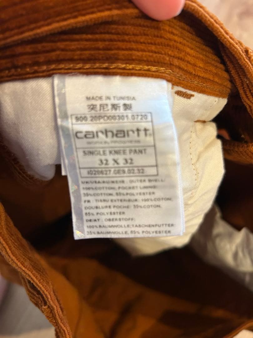 CARHARTTWIP SINGLE KNEE PANT コーデュロイ32x32