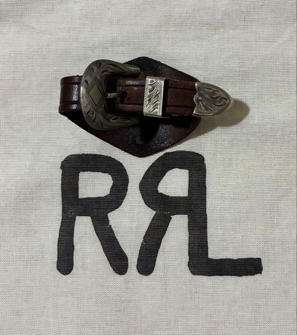 RRL レザー バングル ブレスレットDouble RLベルト ダブルアールエル
