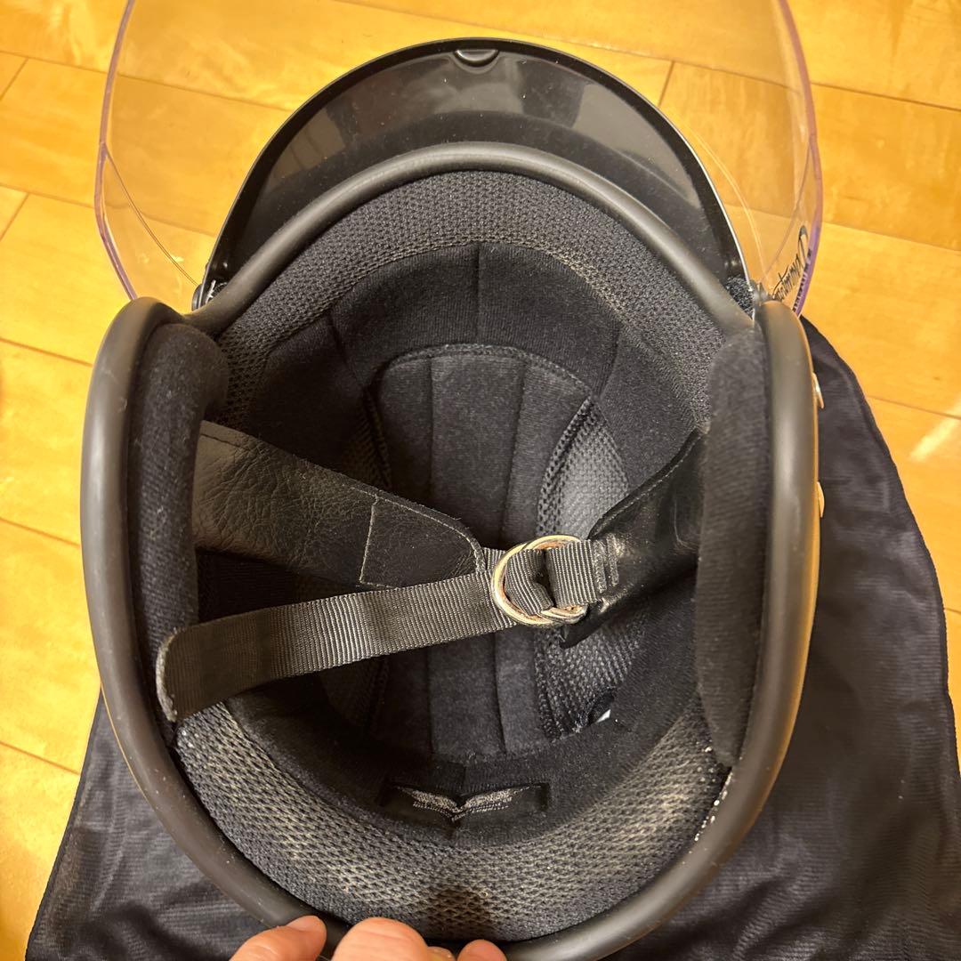 TT&CO ジェットヘルメット マットブラック　TT05J