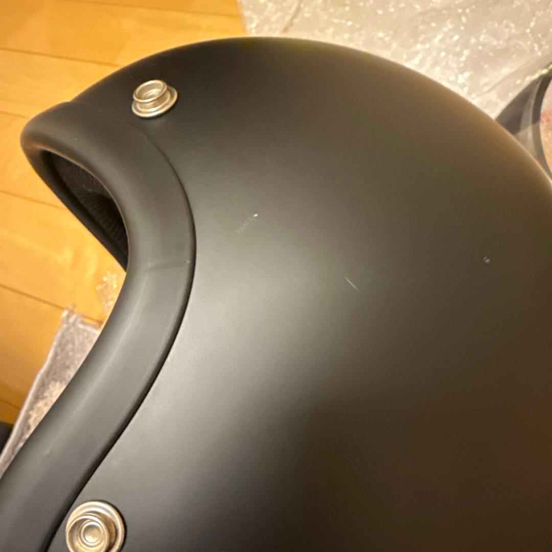 TT&CO ジェットヘルメット マットブラック　TT05J