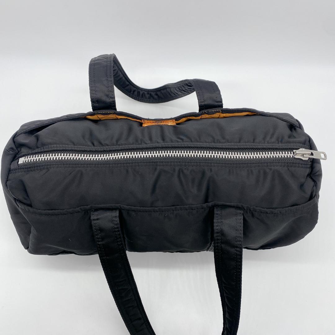 極美品 ポーター タンカー ミニボストン ドラム ロゴ綺麗